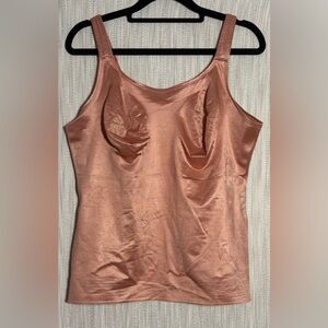 Ruby Ribbon Satin Top in peach